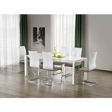 Eettafel Stanford Wit 130-210cm uitschuifbaar