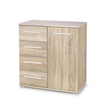 Kast Lima KM-2 Eiken Bruin 77cm commode