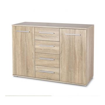 Dressoir Lima KM-4 Bruin Eiken 116cm breed