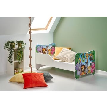 Kinderbed Happy Jungle 70x140cm Inclusief matras