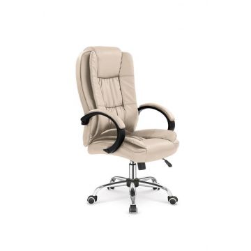 Bureaustoel RELAX Exclusief Kunstleder Beige met Armleuningen