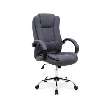 Bureaustoel Relax 2 Exclusief Grijs Stof met Armleuningen