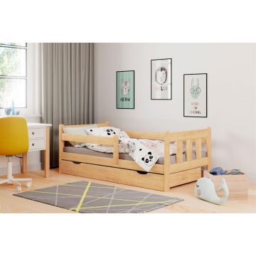 Kinderbed Marinella Bruin 80x160cm met lade 