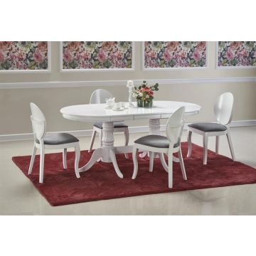 Eettafel Joseph Wit 150-190cm Ovaal uitschuifbaar