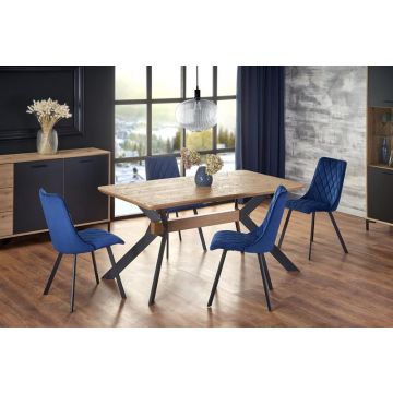 Eettafel Bacardi 160-220cm Eiken uitschuifbaar