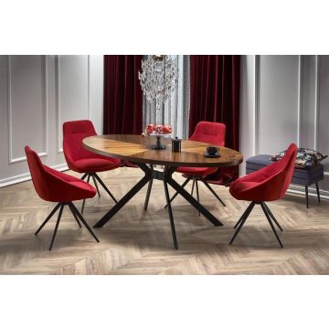 Eettafel Locarno Ovaal Walnoot Bruin 170cm