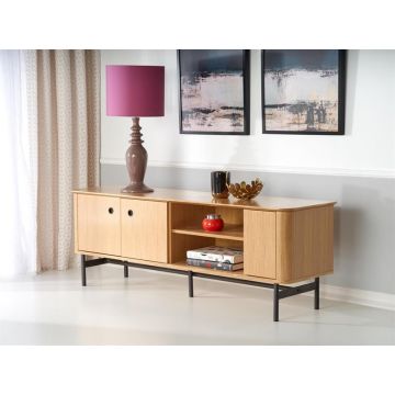 TV-meubel Smart Eiken Bruin 167cm Vintage retro