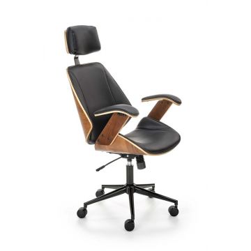 Bureaustoel Ignazio Bruin/Zwart