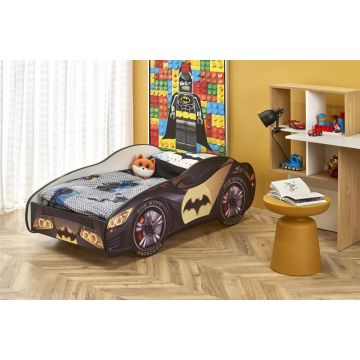 Kinderbed Batcar 70x140cm Inclusief matras