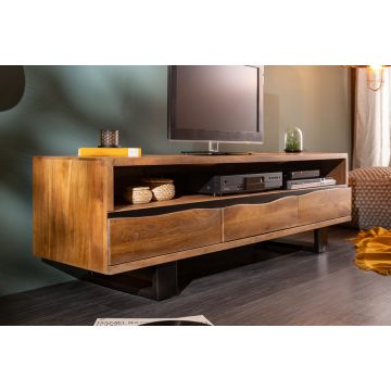TV-meubel Mammoet 160cm Massief Acacia Hout - 39365