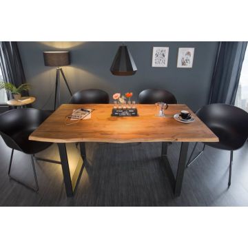 Eettafel Mammoet 160cm Massief Acacia Hout - 43470