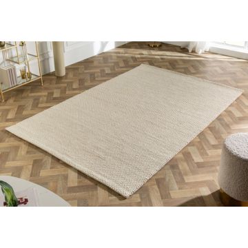 Vloerkleed Wool 240x160cm Beige - 41715