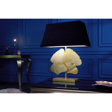 Tafellamp Ginkgo Zwart Goud 60cm - 42691