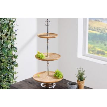 Etagère Pure Nature 30cm Massief Mango Hout - 42734