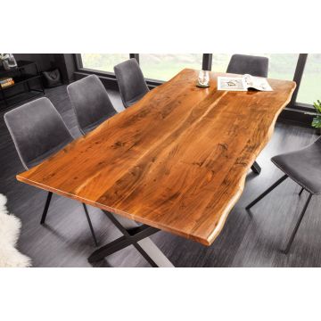 Eettafel Mammoet 180cm Massief Acacia Hout - 43146