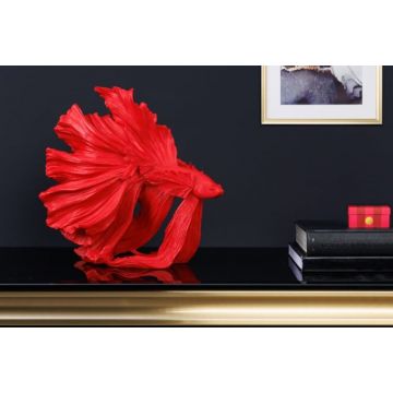 Decoratie Vis Crowntail Rood 32cm - 43173