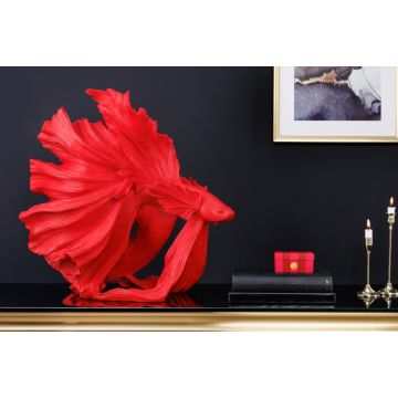 Decoratie Vis Crowntail Rood 63cm - 43177