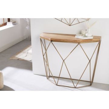 Sidetable Diamond 90cm Massief Mango Hout - 43185