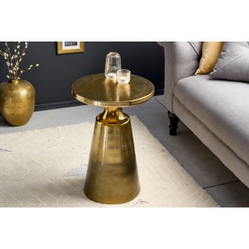 Bijzettafel Abstract Goud 40cm - 43231