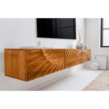 TV-meubel Scorpion Zwevend 160cm Massief Mango Hout - 43238