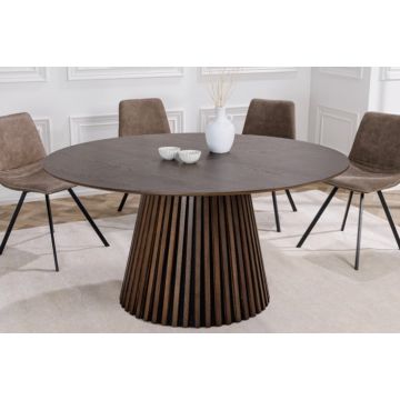 Ronde Eettafel Valhalla Gerookt 120cm - 43434
