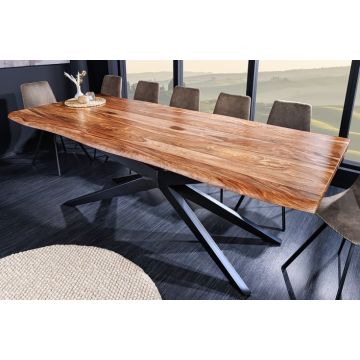 Eettafel Spider 240cm Massief Sheesham Hout - 43701