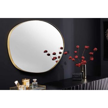 Wandspiegel Noemi 70cm  Asymmetrisch Eisen Goud - 43820