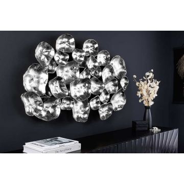 Wanddecoratie Variation 100cm Zilver Handgemaakt - 43822