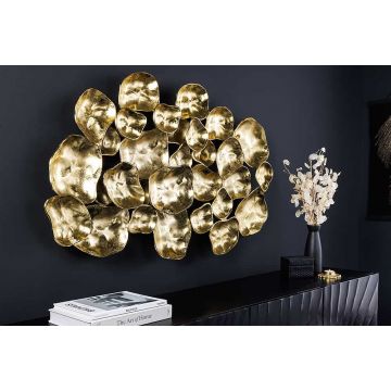 Wanddecoratie Variation 100cm Goud Handgemaakt - 43823