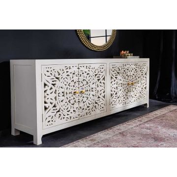 Dressoir Marrakech 170cm Wit Mangohout - 43852
