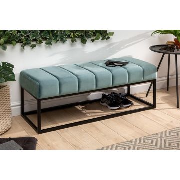 Bank Petit Beaute Fluweel Mint 110cm - 44268