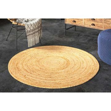 Puur Natuur Tapijt Ø150cm Natuurlijk Jute - 44434