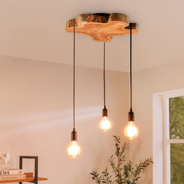 Hanglamp Hypnotic 50cm Naturel Hout - 44686