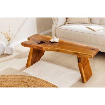 Bank Root 100cm Teak Naturel Bruin - 44706