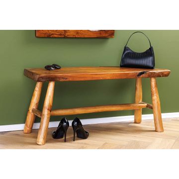Root Bank 100cm Naturel Bruin - 44709
