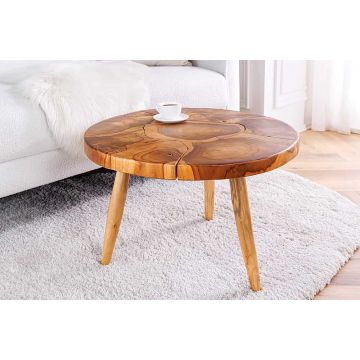 Salontafel Msaic Ø 60cm Naturel Teak - 44712
