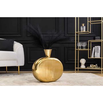 Vaas Orient L 50cm Hamerslag Effect Goud - 44866