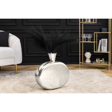 Vaas Orient L 50cm Hamerslag Effect Zilver - 44867