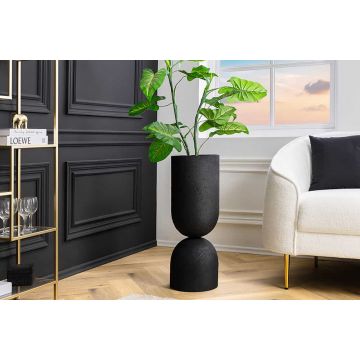 Vaas Zandglas XL 70cm Metaal Zwart - 44869