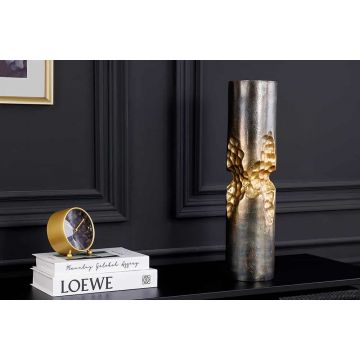Vaas Precious 40cm Hamerslag Effect Zwart Goud - 44893
