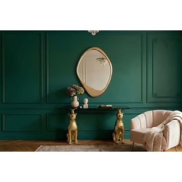 Moderne Wandspiegel Organische Goud 90cm - 48127