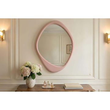 Moderne Wandspiegel Organische Roze 90cm - 48128