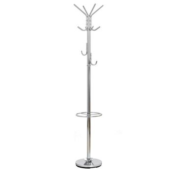 Kapstok W24 Chroom 181cm met paraplubak