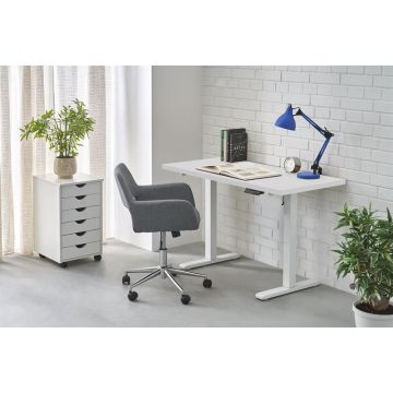 Elektrisch In Hoogte Verstelbaar Bureau B/54 Wit 60x120cm