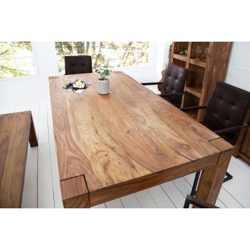 Eettafel Makassar 200cm Massief Sheesham Hout - 15516