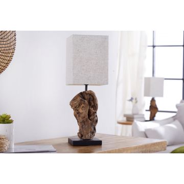 Tafellamp Hypnotic Beige Linnen 45cm - 19478