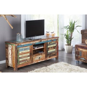 TV Meubel Jakarta 150cm Massief Gerecycled Hout - 21740