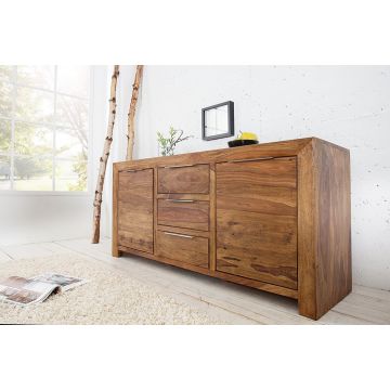 Dressoir Lagos 135cm  Massief Sheesham Hout - 22686