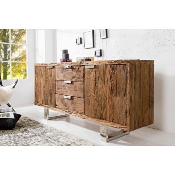 Dressoir Barracuda 160cm Massief Gerecycled Hout - 37032