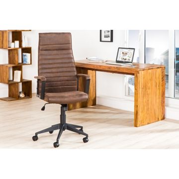 Bureaustoel Lazio High Vintage Bruin - 37075